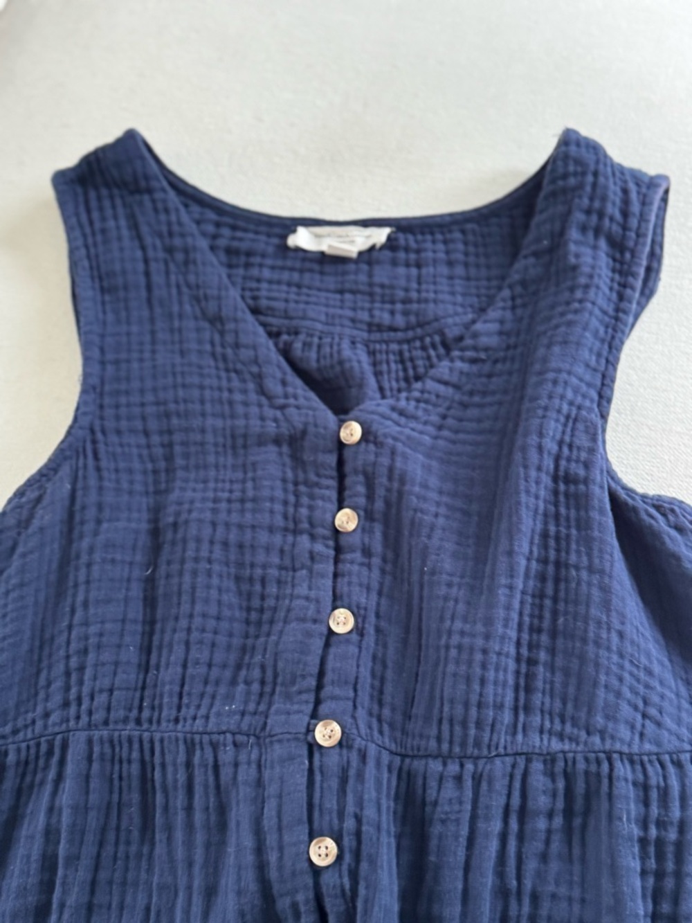 Navy sundress with pockets! 😎